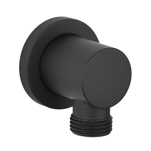 Arezzo Matt Black Round Shower Valve Inc. Slide Rail Kit With Pencil Handset 7 Arezzo Matt Black Round Shower Valve Inc. Slide Rail Kit With Pencil Handset - Image 5
