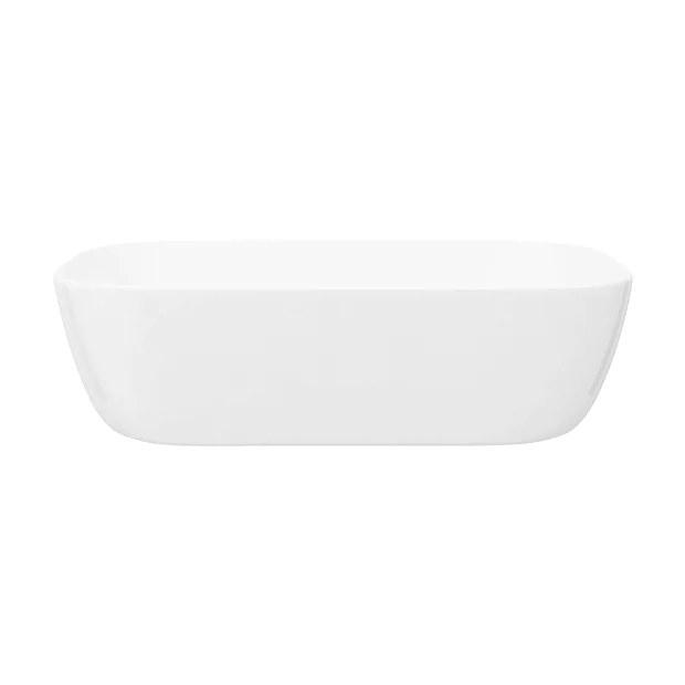 Arezzo 465 X 325mm Gloss White Curved Rectangular Counter Top Basin 8 Arezzo 465 X 325mm Gloss White Curved Rectangular Counter Top Basin - Image 6