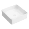 Arezzo 380 X 380mm Gloss White Square Counter Top Basin -Shower Essence azw6276 d1