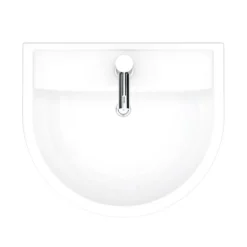 Bianco Round Basin 1TH With Full Pedestal -Shower Essence b420bp d5