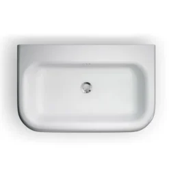 Clearwater - Large Traditional Roll Top Basin With Stainless Steel Stand - W750 X D470mm -Shower Essence b9eb9esd1
