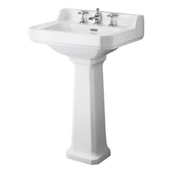 Bayswater Fitzroy Traditional 3TH Basin & Full Pedestal