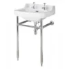 Bayswater Fitzroy 2TH Basin & Chrome Wash Stand