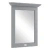 Bayswater Plummett Grey 600mm Flat Mirror -Shower Essence bayf122 l