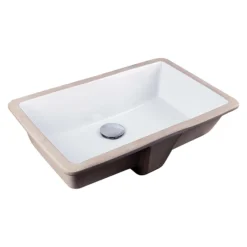 BagnoDesign Cube 545mm 0TH Rectangular Undercounter Basin -Shower Essence bdscub102611awh d1