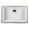BagnoDesign Cube 545mm 0TH Rectangular Undercounter Basin -Shower Essence bdscub102611awh d2