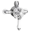 Belmont Traditional Square Concealed Dual Thermostatic Shower Valve 2 Belmont Traditional Square Concealed Dual Thermostatic Shower Valve -Shower Essence belmonttraditionalsquareconcealeddualthermostaticshowervalved1