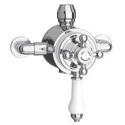 Belmont Traditional Square Concealed Dual Thermostatic Shower Valve