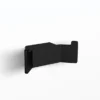 HIB Atto Black Robe Hook -Shower Essence black l