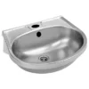 Franke BS205-M Stainless Steel Washbasin With Overflow, Single Tap Hole And Plug & Chain -Shower Essence bs205m l