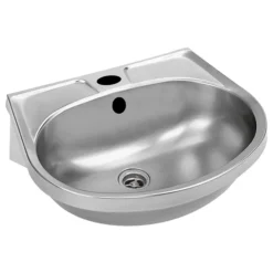 Franke BS205-M Stainless Steel Washbasin With Overflow, Single Tap Hole And Plug & Chain