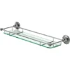 Burlington - Glass Shelf With Chrome Guard Rail -Shower Essence bura18chrverylarge