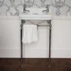 Burlington Cloakroom 515mm 2TH Edwardian Basin & Chrome Wash Stand 2 Burlington Cloakroom 515mm 2TH Edwardian Basin & Chrome Wash Stand -Shower Essence burlingtoncloakroom2thedwardian51cmbasinandchromewashstandb8t21d1