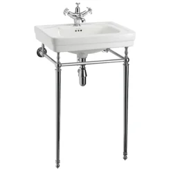 Burlington Contemporary Medium Basin & Chrome Wash Stand