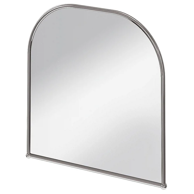Burlington Curved Mirror With Chrome Frame - 700x700mm 4 Burlington Curved Mirror With Chrome Frame - 700x700mm - Image 2