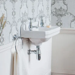 Burlington Edwardian 2TH Wall Mounted Cloakroom Basin