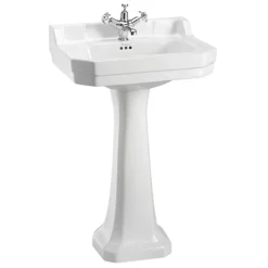 Burlington Edwardian Medium Basin And Regal Pedestal
