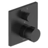 Duravit C.1 Square Thermostatic Shower Mixer With Diverter For Concealed Installation - Matt Black 2 Duravit C.1 Square Thermostatic Shower Mixer With Diverter For Concealed Installation - Matt Black -Shower Essence c14200013046 l