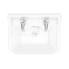 Nuie Carlton 1 Tap Hole Traditional Basin + Pedestal -Shower Essence carl1thbas d3