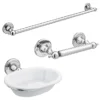Chatsworth 1928 Traditional 3-Piece Bathroom Accessory Pack 2 Chatsworth 1928 Traditional 3-Piece Bathroom Accessory Pack -Shower Essence cht3pc detail2