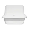 Chatsworth 600mm Roll Top Wall Hung Basin With Upstand Gloss White -Shower Essence chtbn01w lrg