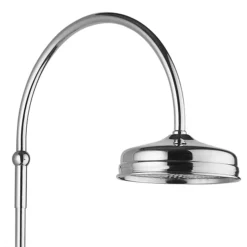 Chatsworth 1928 Traditional Exposed Valve Inc. Deluxe Arching Riser Kit, Diverter, 8" Rose + Handset -Shower Essence chtspk1 d1