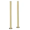 Chatsworth Standpipes For Freestanding Bath Taps Brushed Brass -Shower Essence chtsspbb l