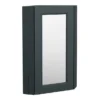Chatsworth Corner Mirror Cabinet Graphite -Shower Essence cnrmcabblk l