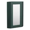 Chatsworth Corner Mirror Cabinet Green -Shower Essence cnrmcabgrn l