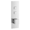 Nuie Square Push Button Shower Valve - Two Outlet -Shower Essence cpb7311 l