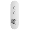 Nuie Round Push Button Shower Valve - Two Outlet -Shower Essence cpb8311 l
