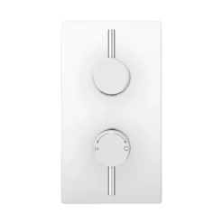 Cruze Twin Round Concealed Shower Valve - Chrome -Shower Essence crsvc01 n d1