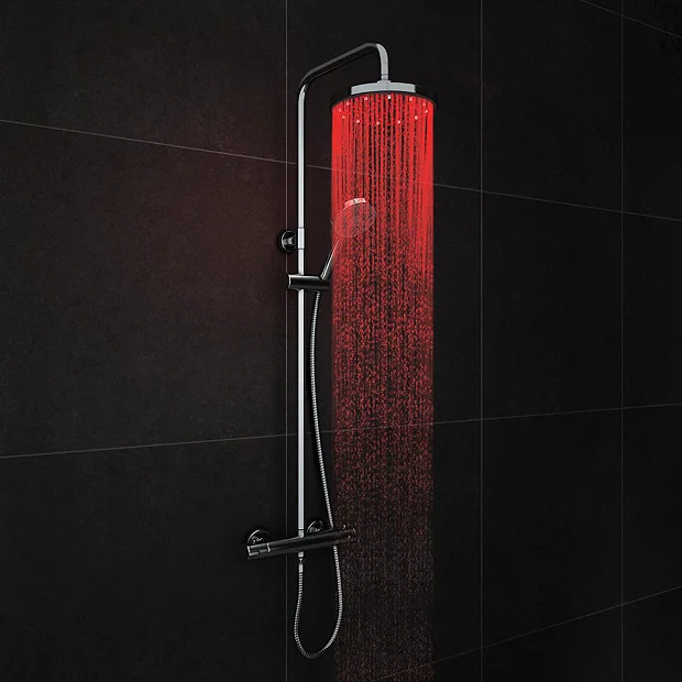 Cruze Modern LED Thermostatic Shower - Chrome 4 Cruze Modern LED Thermostatic Shower - Chrome - Image 2