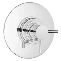 Cruze Modern Round Concealed Dual Thermostatic Shower Valve -Shower Essence cruzemodernroundconcealeddualthermostaticshowervalvev2l