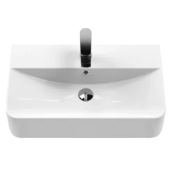 Cruze Gloss White 1TH Rectangular Countertop Thin-Edged Basin (610 X 354 X 140mm)
