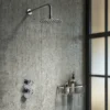 Arezzo Chrome 300mm Wire Shower Basket -Shower Essence czchr29d2