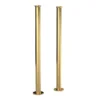 Hudson Reed Brushed Brass Freestanding Bath Standpipes -Shower Essence da811 l