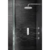Crosswater - Dial Central 2 Control Shower Valve With 3 Body Jets, Fixed Head & Arm -Shower Essence dialcent10 d1