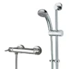 Bristan Design Utility Lever Bar Mixer With Adjustable Riser Kit & Fast Fit Wall Fixings -Shower Essence dul2shxarffc lnn
