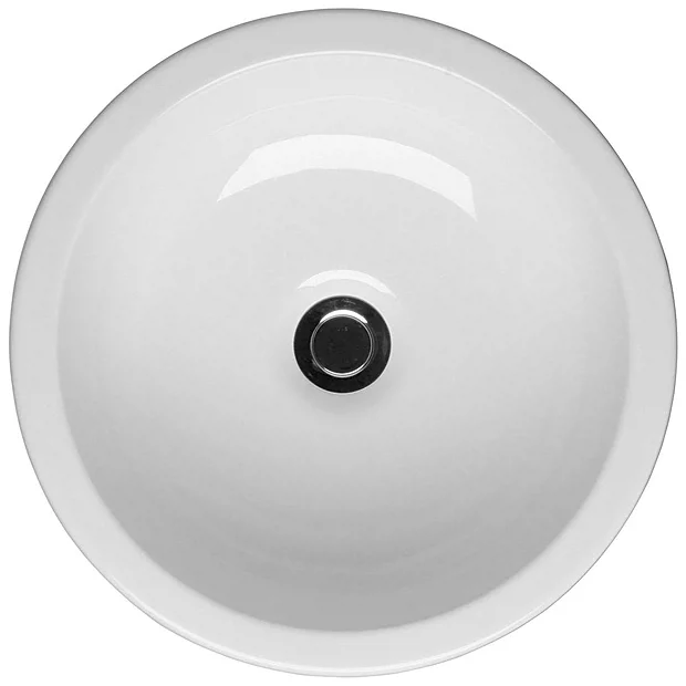 Ideal Standard White Round 40cm 0TH Vessel Basin 6 Ideal Standard White Round 40cm 0TH Vessel Basin - Image 4