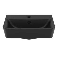 Ideal Standard Connect Air Cube Silk Black 400mm Wall Mounted / Vanity Basin -Shower Essence e0307v3.ai3