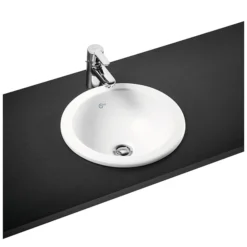 Ideal Standard Connect Sphere 38cm 0TH Inset Countertop Basin