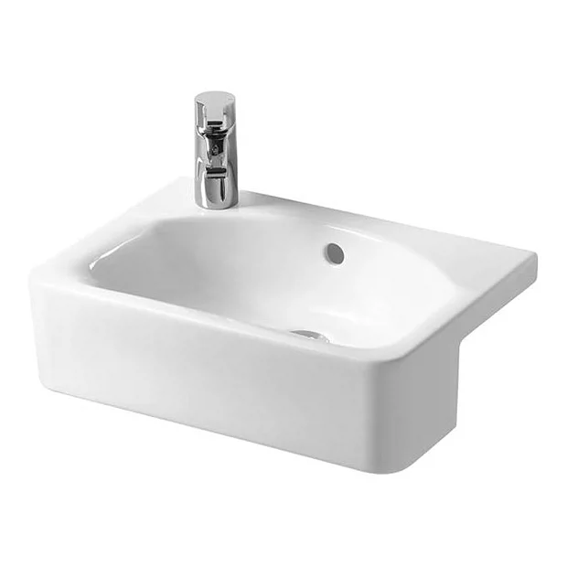 Ideal Standard Concept Space Cube 50cm 1TH Semi-Countertop Basin (Left Hand) 4 Ideal Standard Concept Space Cube 50cm 1TH Semi-Countertop Basin (Left Hand) - Image 2