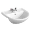 Armitage Shanks Sandringham 21 50cm Semi-Countertop Washbasin -Shower Essence e895801 l