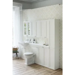 Burlington 60 2-Door Mirror Cabinet - Sand