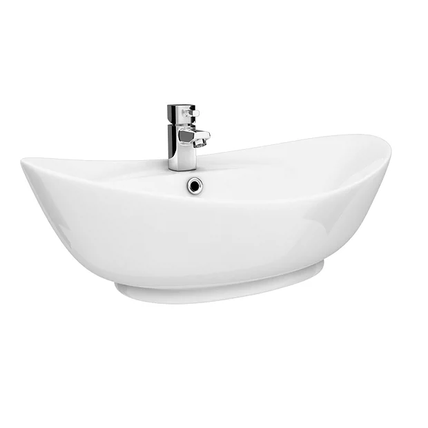 Faro Oval Counter Top Basin 1TH - 590 X 395mm 5 Faro Oval Counter Top Basin 1TH - 590 X 395mm - Image 3