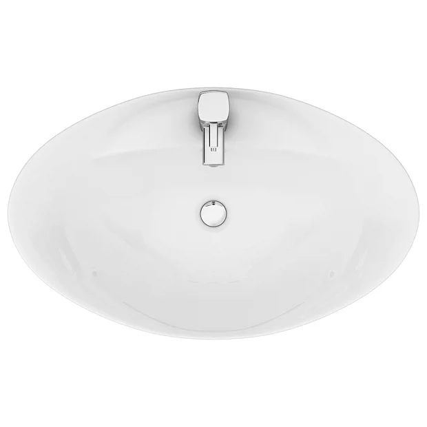 Faro Oval Counter Top Basin 1TH - 590 X 395mm 6 Faro Oval Counter Top Basin 1TH - 590 X 395mm - Image 4