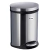 Smedbo Outline Lite 6 Litre Pedal Bin - Brushed Stainless Steel -Shower Essence fk663