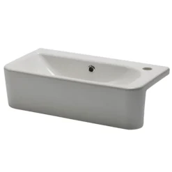 Roper Rhodes Geo 540mm Slimline Semi-Countertop Basin -Shower Essence g2scbas d1