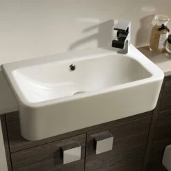 Roper Rhodes Geo 540mm Slimline Semi-Countertop Basin